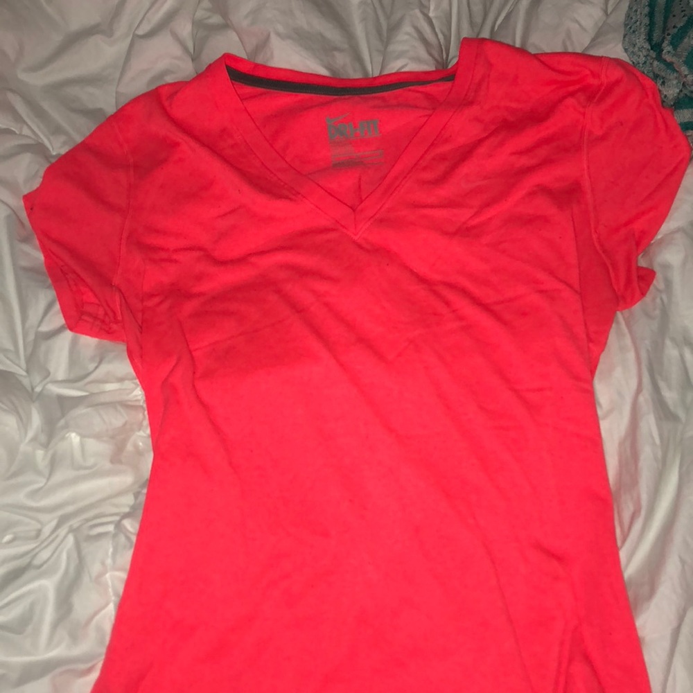Bright Neon Pink Nike T-shirt